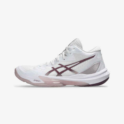 
      Women's Optimal Cushioning Volleyball Shoes Sky Elite FF3 - White/Mauve
  